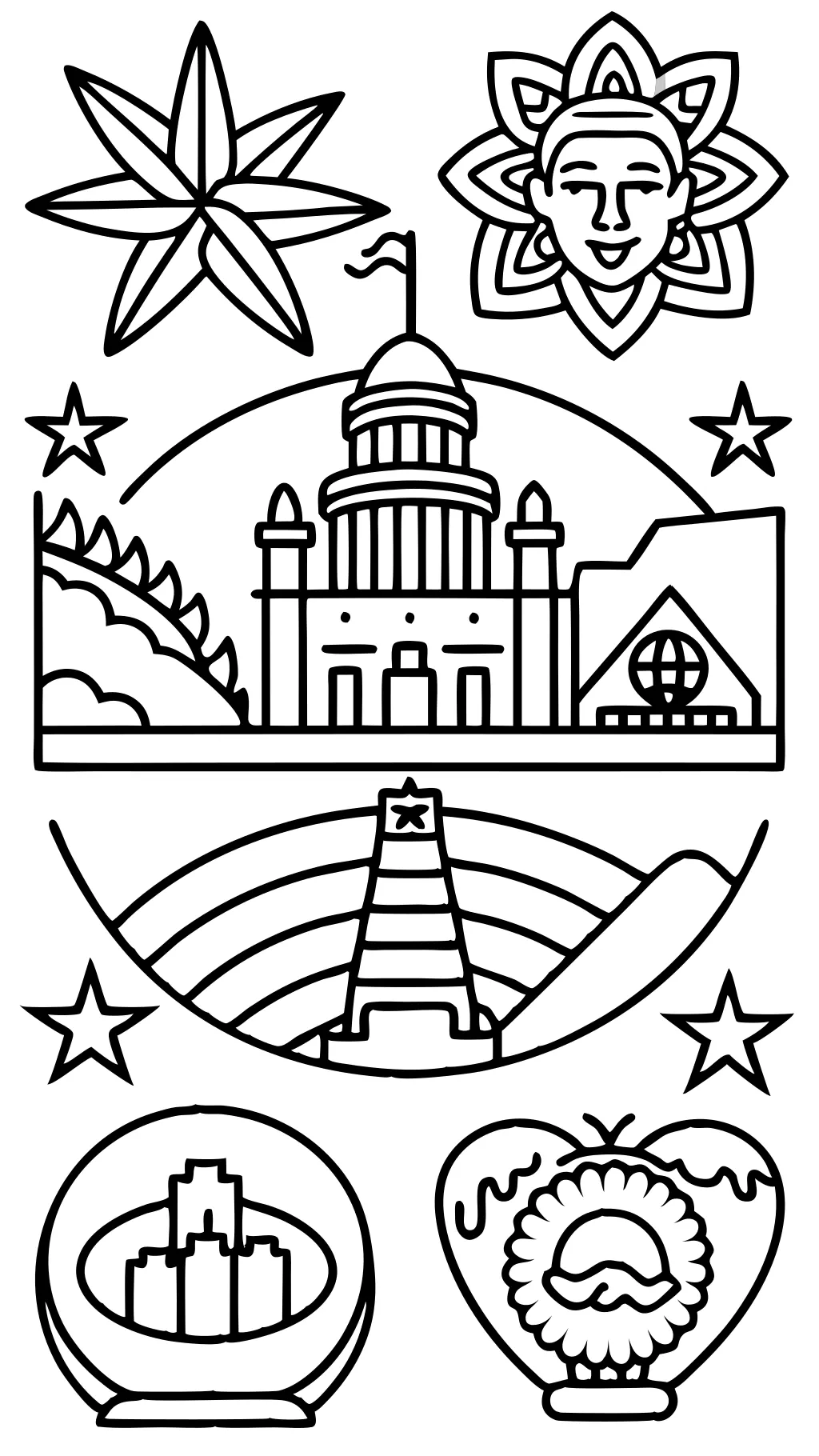 coloring pages united states